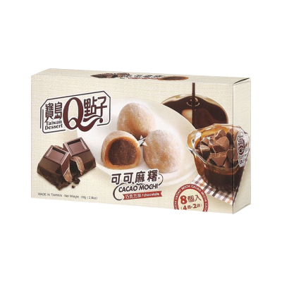 Mochi con sabor chocolate