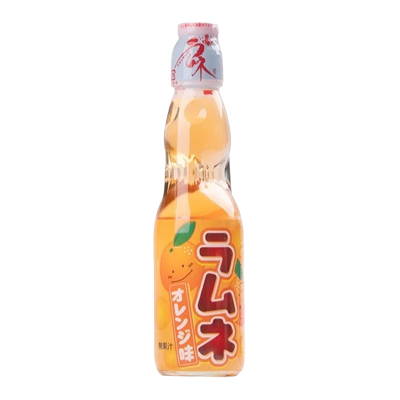 Ramune hata con sabor naranja