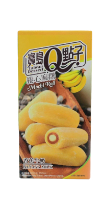 Mochi roll con sabor banana