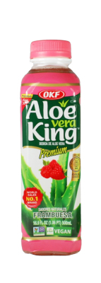 Bebida con ALOE sabor frambuesa